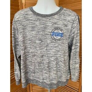 Victoria’s Secret LOVE PINK Limited Edition Gray Pullover Sweatshirt Size Large
